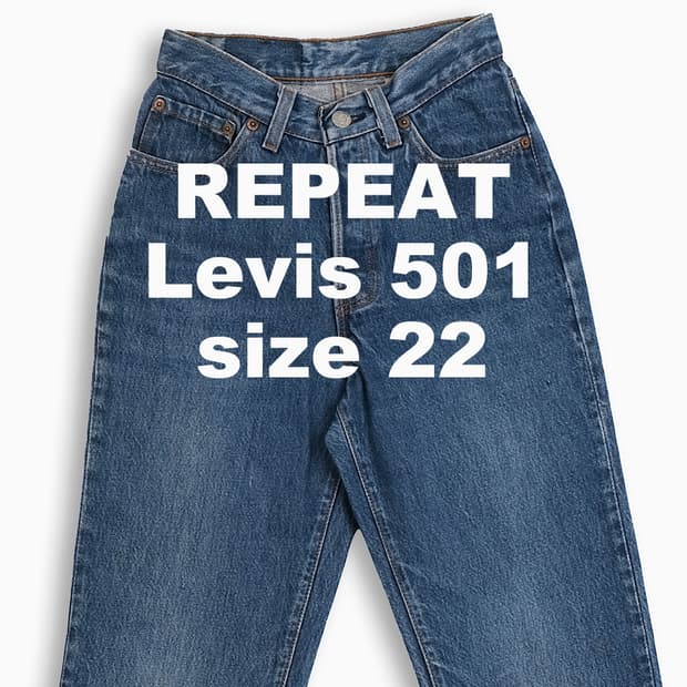 빈티지 리바이스 501 80s USA 22 인치 LV5012403