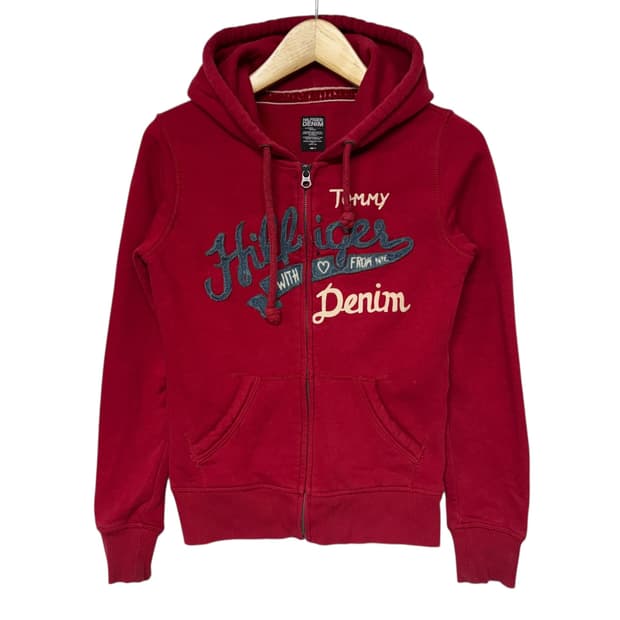 타미힐피거 y2k 후드집업