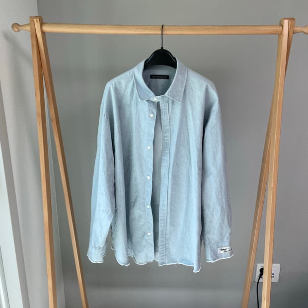 엠엠지엘(mmgl) CUT-OFF LONG SLEEVE SHIRT (LI