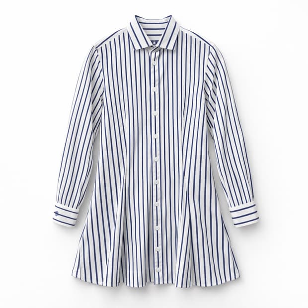 폴로 랄프로렌 스트라이프 셔츠 원피스 0 사이즈