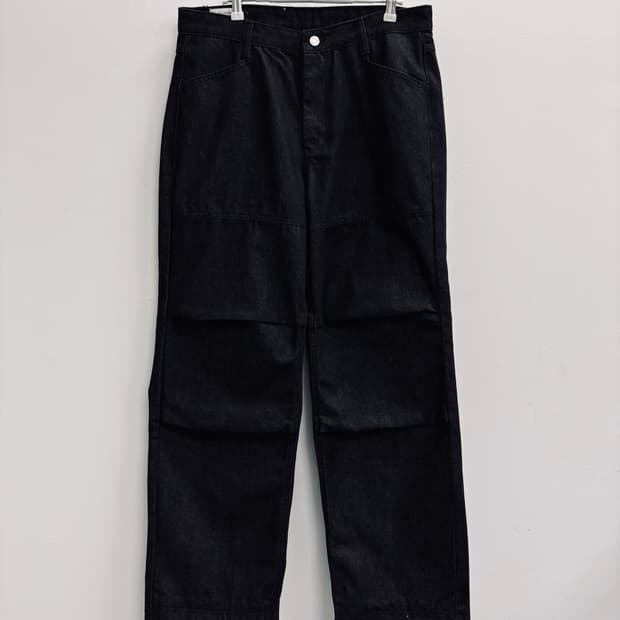 노드 아카이브(Node Archive) 턱 와이드 생지 데님 팬츠