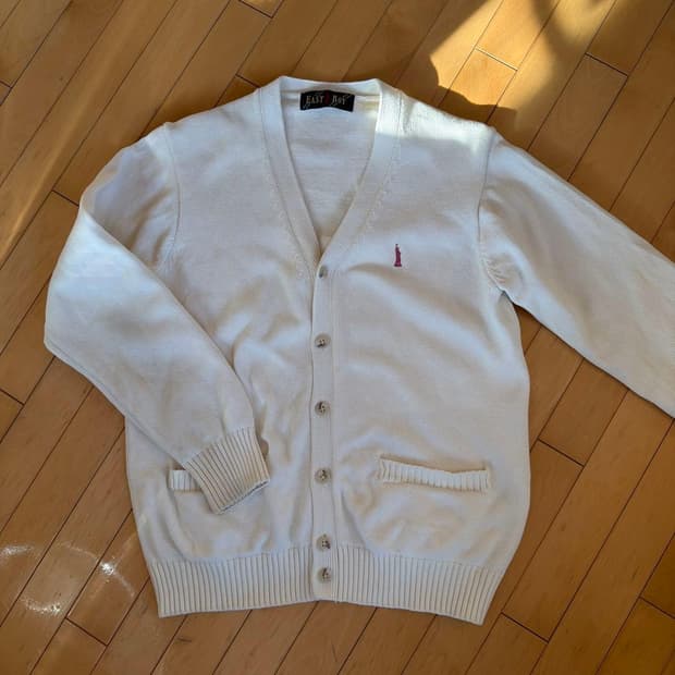 이스트 보이 흰핑 가디건