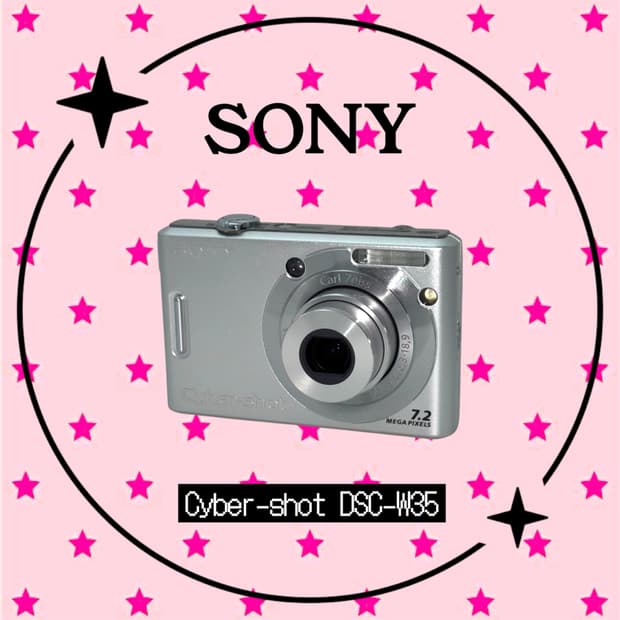 (칼자이스 렌즈🎀) SONY 소니 사이버샷 DSC-W35 디지털카메라
