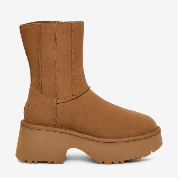 미국 어그 청키 지퍼 힐 부츠 롱부츠