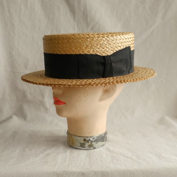 1940s Palmer Straws Boater Hat