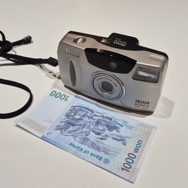 작례O 감성 인물 스트릿 캐논 프리마 줌 76 필름카메라 빈티지 필카