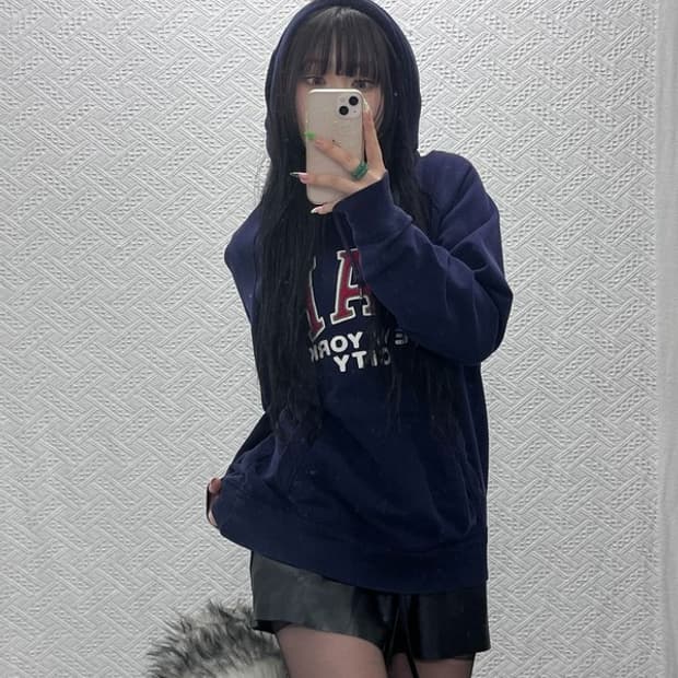 갭 올드스쿨 레트로 빈티지 빅로고 후드티 M C09345