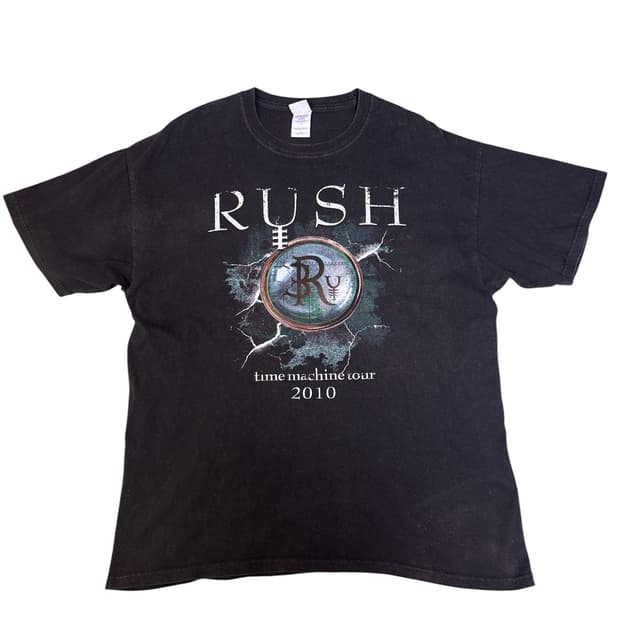 빈티지 밴드 러쉬 RUSH time machine 2010 투어티 L
