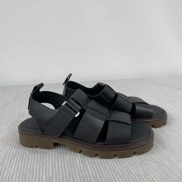 701-1)ZARA 자라 케이지 피셔맨 샌들 255mm