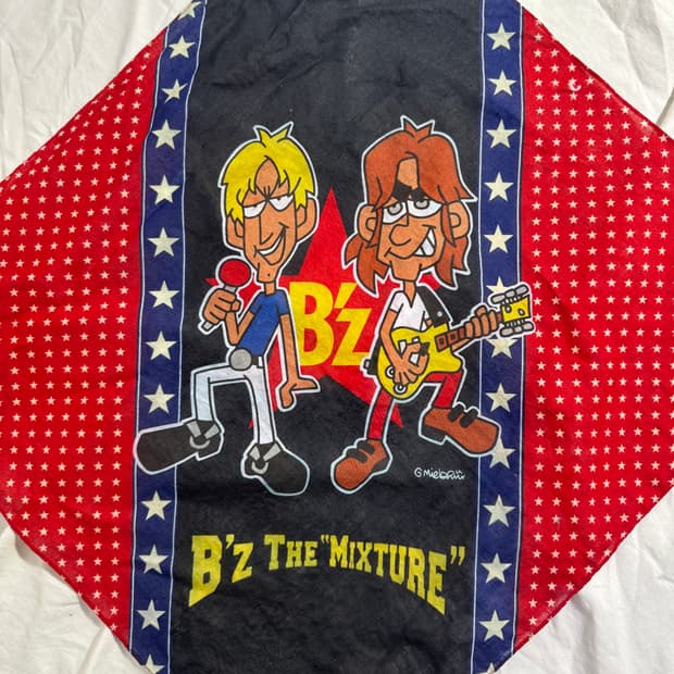 00s B’z the mixture 앨범 머천다이즈 성조기 반다나