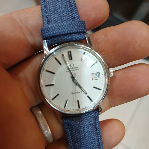 빈티지 오메가 제네브오토매틱 시계