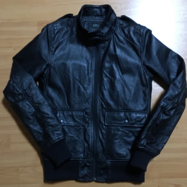 히스테릭 글래머 가죽자켓