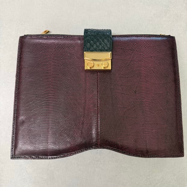 Saddler 새들러 가죽 클러치백