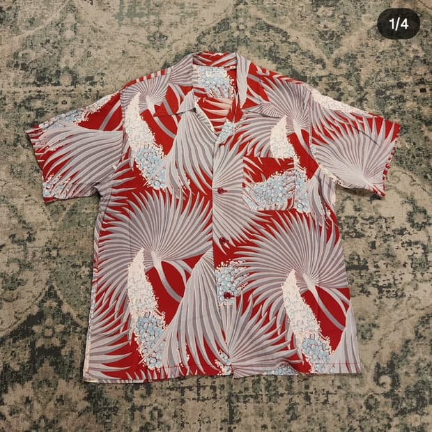 SUN SURF 하와이안 셔츠