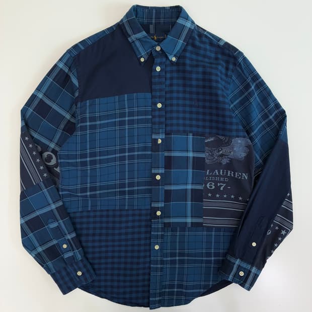 Polo 폴로 랄프로렌 신형 랄프로렌 패치 워크 셔츠