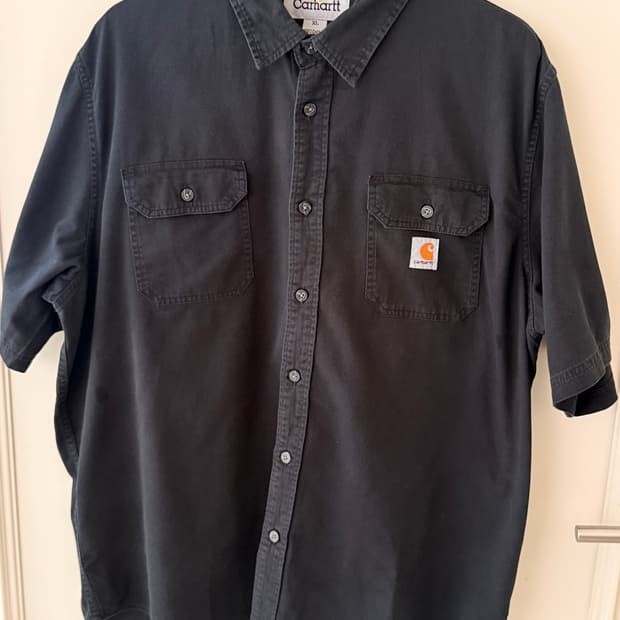 칼하트(Carhartt)  블랙 워크 반팔 셔츠 XL