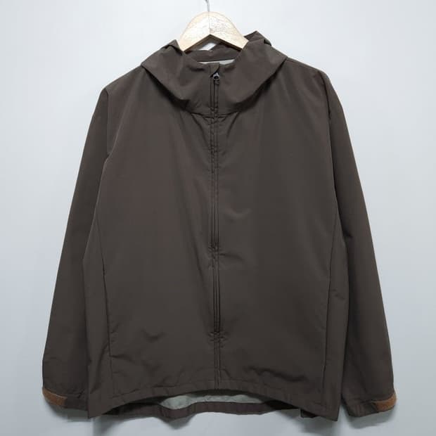 100~105 MUJI 무인양품 후드 바람막이 자켓 미니멀핏 카키