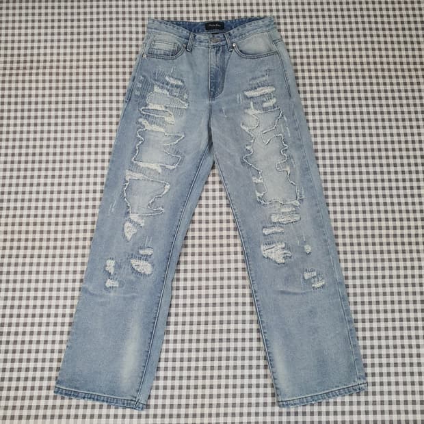 스모크라이즈 와이드 데님 청바지 남자30