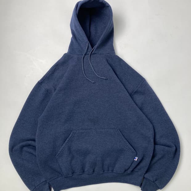 90s Russell Hoodie (charcoal blue)