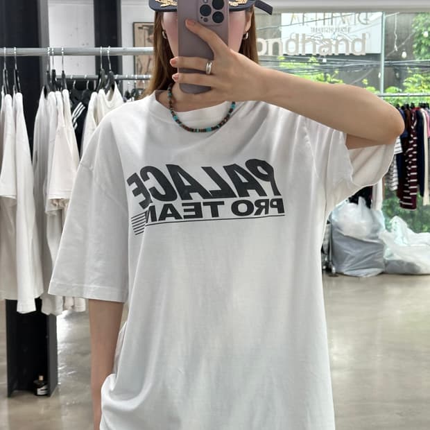 팔라스 19ss 프로 툴 화이트 반팔티