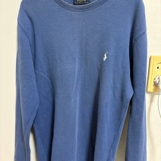 폴로 랄프로렌 와플니트 롱슬리브