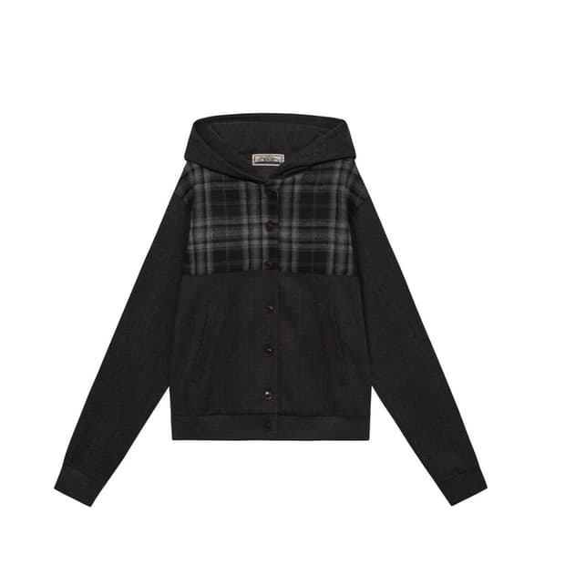 사로스 체크후드자켓(1)