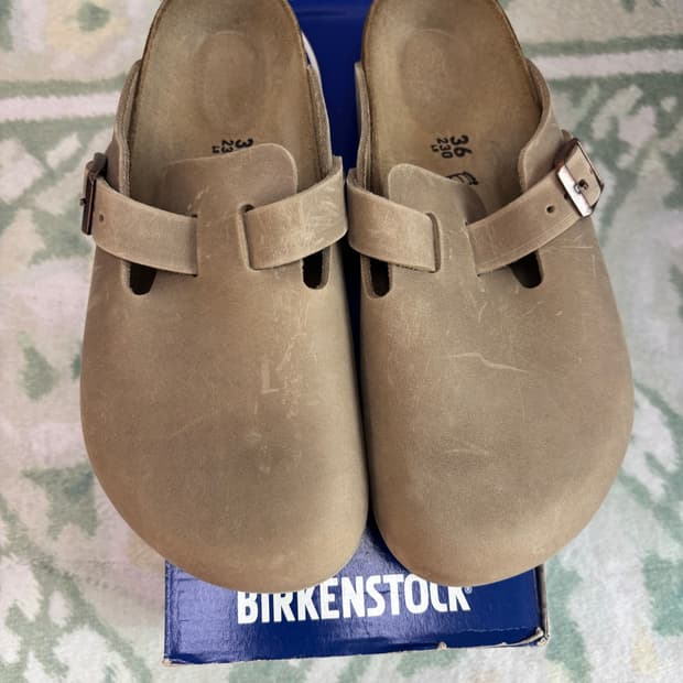 (새상품) 버켄스탁 보스턴 타바코 브라운 230/2개보유