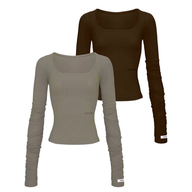 오도어 리뷰 (Leeve) Tee 티 MOCHA