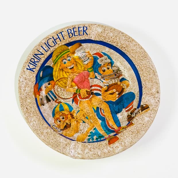 일본 빈티지 KIRIN 틴 재떨이 애쉬 트레이