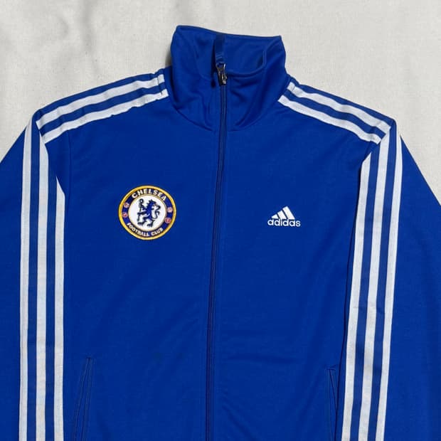 90 아디다스 첼시 블루 트랙탑