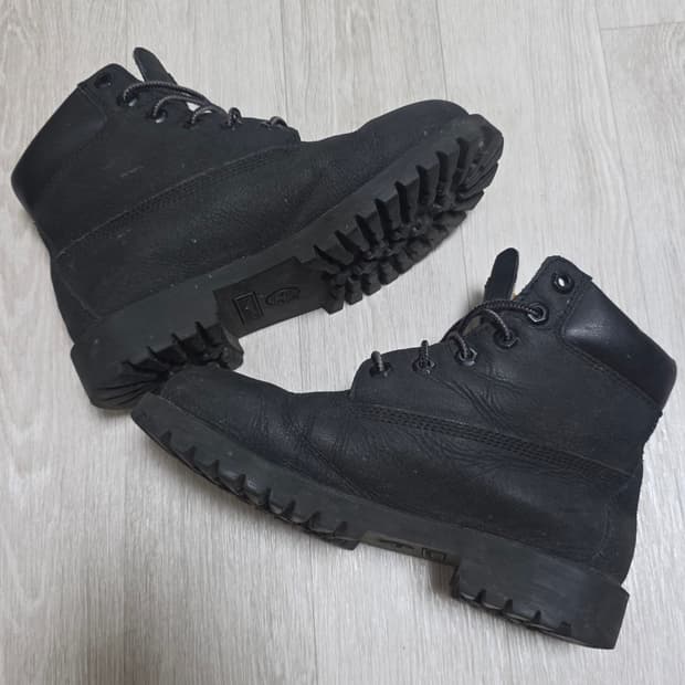 [220~225]팀버랜드 6인치 워터프루프 블랙 여성부츠