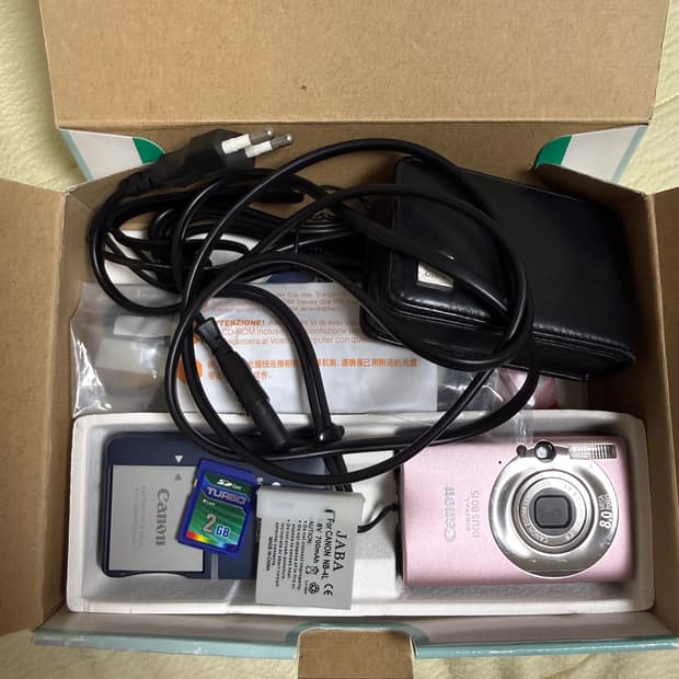 캐논 익서스 ixus 80 is (ixy 20) 핑크 풀박스