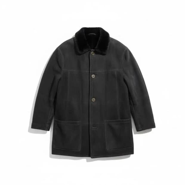 Pellacci made in USA 리얼레더 무스탕 코트