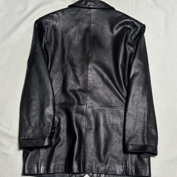 🫶🏻 빈티지 블랙 가죽 블레이져  🫶🏻