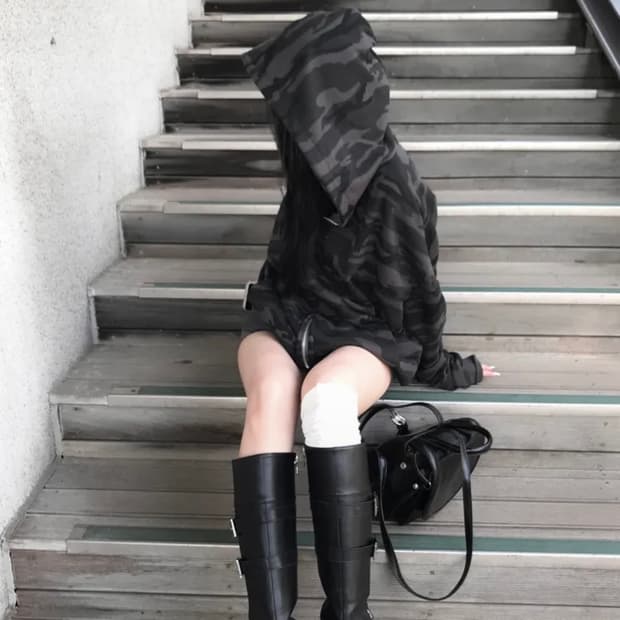 kyoiii 카모 후드집업