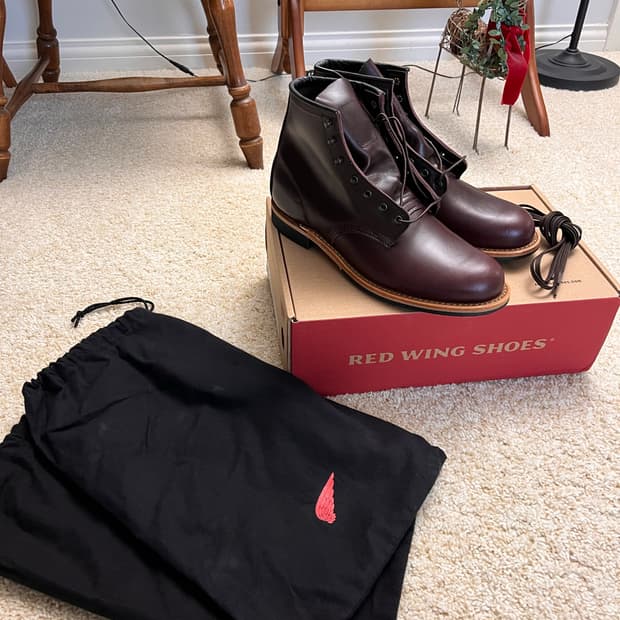 [미사용새상품] 레드윙 벡맨 9419 블랙 체리 9팩토리 세컨드