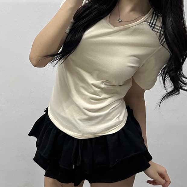 버버리노바체크반팔티