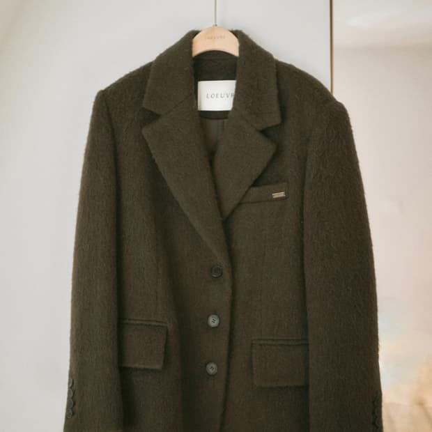 루에브르 quilted lined alpaca jacket