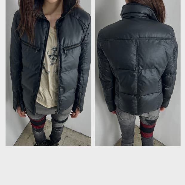 AKM 하이넥 다운 자켓