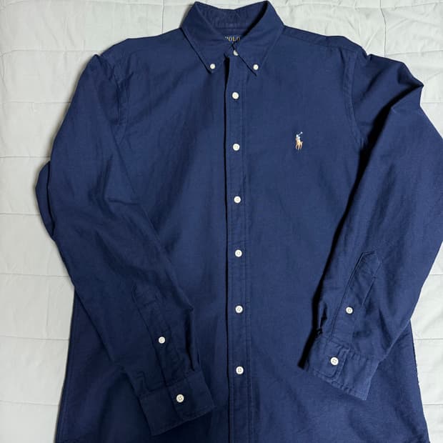 폴로 클래식핏 셔츠 네이비 M