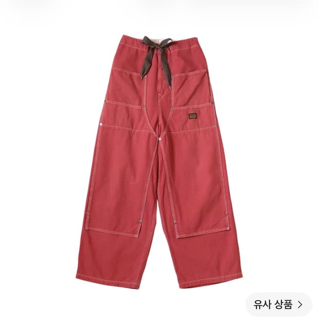 캐피탈 더블니 바지