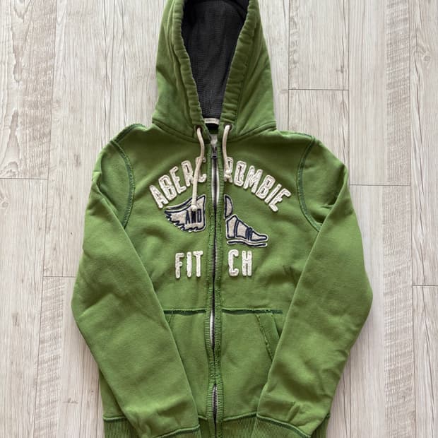 아베크롬비 후드집업 양홍원 그린 m