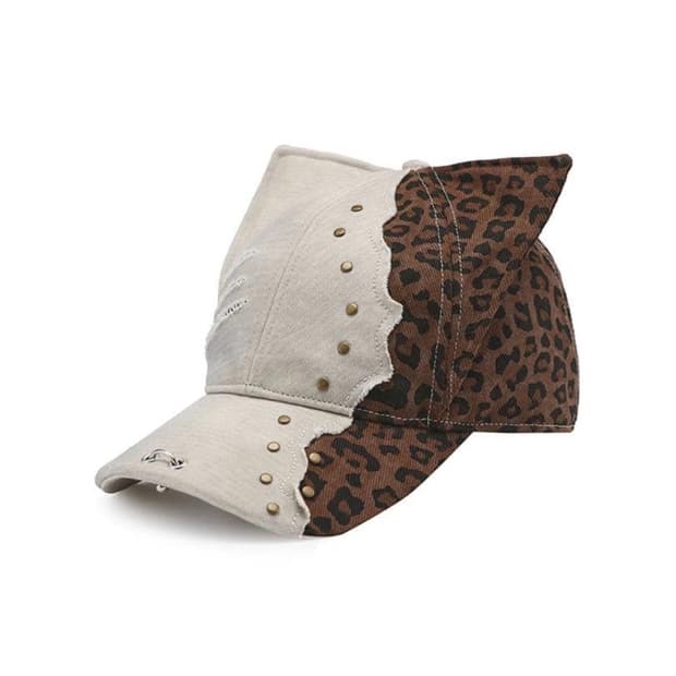 P.L.N. 오일스킨 아일릿 캡