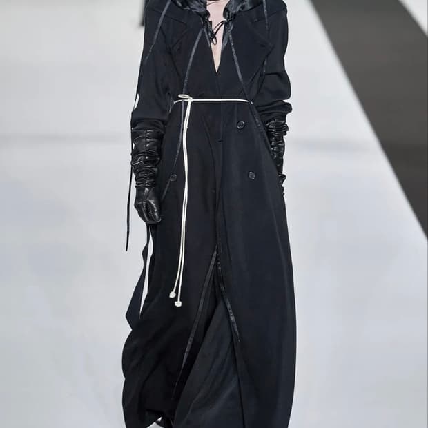 Ann demeulemeester fw19 drape skirt