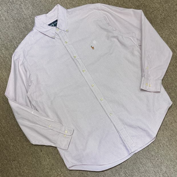 (16 1/2) POLO 폴로 랄프로렌 스트라이프 셔츠 야머스핏
