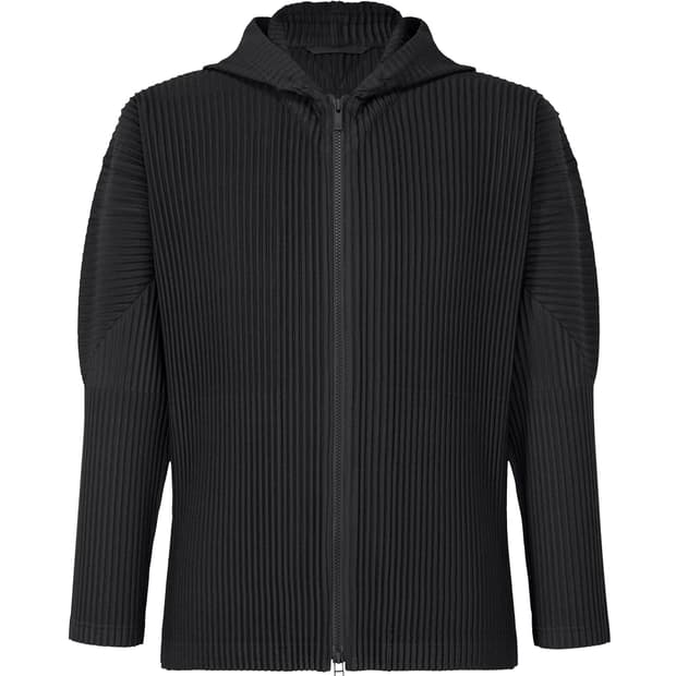 이세이미야케 옴므플리세 후드집업 블랙