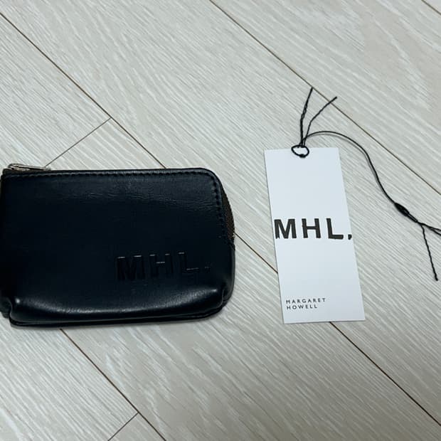 마가렛호웰 MHL 베이직 레더 카드 지갑 블랙 25SS