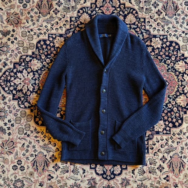 폴로 랄프로렌 숄칼라 가디건 슬림100