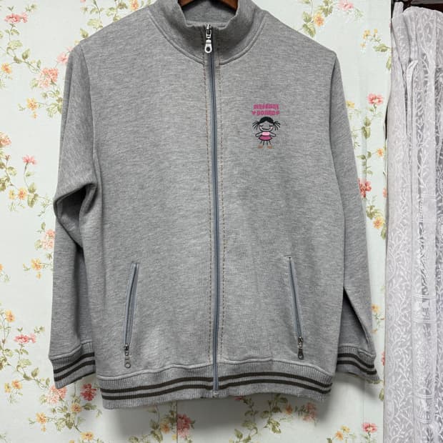 빈티지 그레이 집업