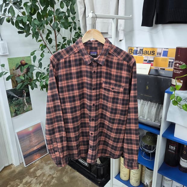 파타고니아 체크셔츠 L 